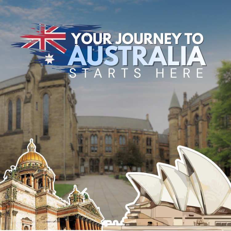 Your Journey to Australia Starts Here (750 x 750 px)